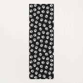 Patroon van poten, hondenpoten, witte poten yogamat (Achterkant)