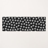 Patroon van poten, hondenpoten, witte poten yogamat (Voorkant (horizontaal))