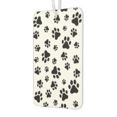 Patroon van poten, hondenpoten, zwart en wit luchtverfrisser (Links)