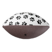 Patroon van poten, hondenpoten, zwarte poten american football (Gedraaid 270)