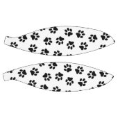 Patroon van poten, hondenpoten, zwarte poten basketbal (Panelen)