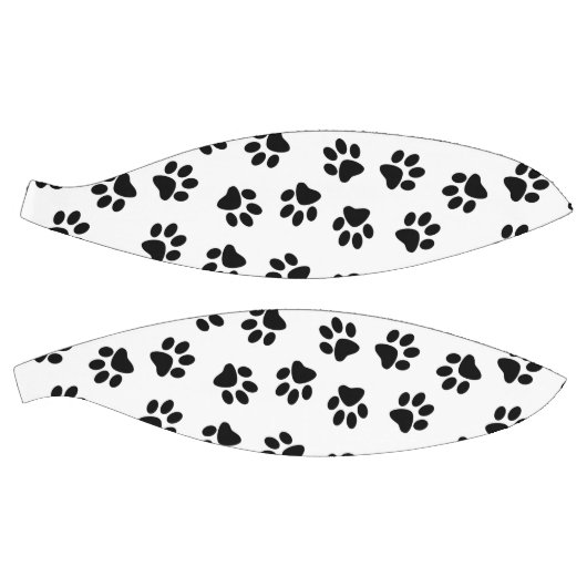 Patroon van poten, hondenpoten, zwarte poten basketbal (Panelen)