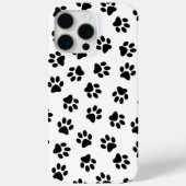 Patroon van poten, hondenpoten, zwarte poten Case-Mate iPhone case (Achterkant)