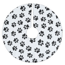 Patroon van poten, hondenpoten, zwarte poten