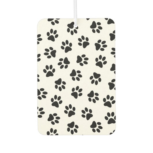 Patroon van poten, hondenpoten, zwarte poten luchtverfrisser (Voorkant)