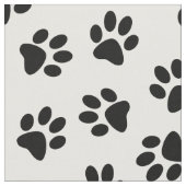 Patroon van poten, hondenpoten, zwarte poten stof (Close Up)