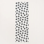 Patroon van poten, hondenpoten, zwarte poten yogamat (Achterkant)