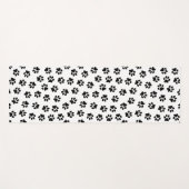 Patroon van poten, hondenpoten, zwarte poten yogamat (Voorkant (horizontaal))