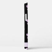 Patroon van poten, Lila poten, harten, Jouw naam Case-Mate iPhone Case (Achterkant / Rechts)