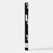 Patroon van poten, Lila poten, hondenpoten, Jouw n iPhone Hoesje (Rechterkant)