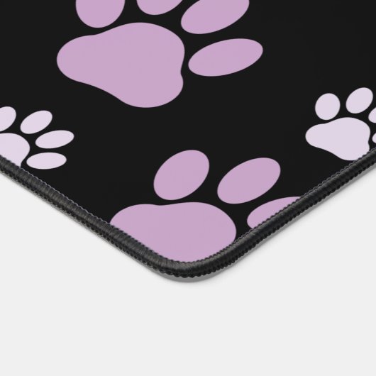 Patroon van poten, Lila poten, ovendraaien, verfdr Bureaumat (Hoek)