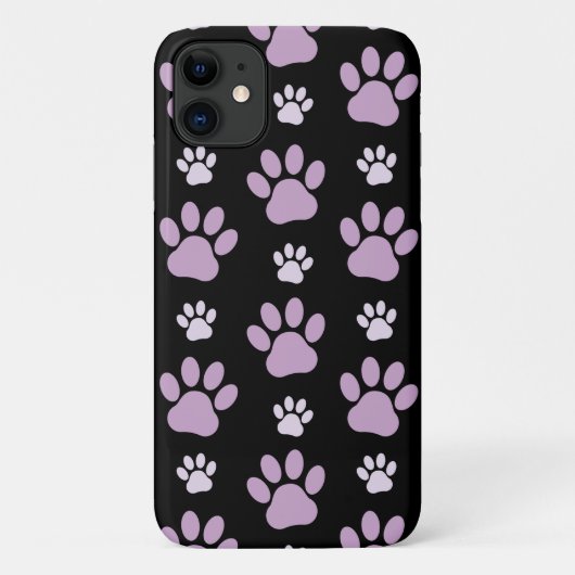 Patroon van poten, Lila poten, ovendraaien, verfdr Case-Mate iPhone Case (Achterkant)