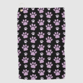 Patroon van poten, Lila poten, ovendraaien, verfdr Golfhanddoek (Voorkant)