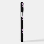 Patroon van poten, Lila poten, ovendraaien, verfdr iPhone Hoesje (Rechterkant)