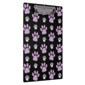 Patroon van poten, Lila poten, ovendraaien, verfdr Klembord (Rechts)