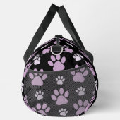 Patroon van poten, Lila poten, ovendraaien, verfdr Plunjezak (Rechts)