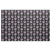 Patroon van poten, Lila poten, ovendraaien, verfdr Stof (Fat Quarter)