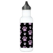 Patroon van poten, Lila poten, ovendraaien, verfdr Waterfles (Links)