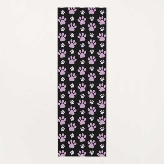 Patroon van poten, Lila poten, ovendraaien, verfdr Yogamat (Voorkant)