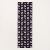 Patroon van poten, Lila poten, ovendraaien, verfdr Yogamat (Achterkant)