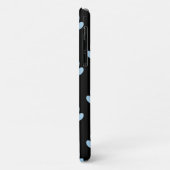 Patroon van poten, reuzenpoten, blauwe poten, witt Case-Mate iPhone case (Achterkant/links)