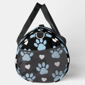 Patroon van poten, reuzenpoten, blauwe poten, witt plunjezak (Rechts)