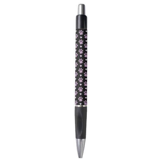 Patroon van poten, reuzenpoten, Lila poten, hart Pen (Voorkant Verticaal)