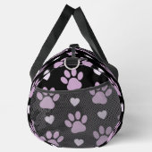 Patroon van poten, reuzenpoten, Lila poten, hart Plunjezak (Rechts)