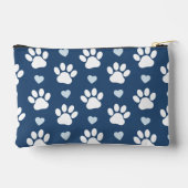 Patroon van poten, reuzenpoten, witte poten, blauw etui (Achterkant)