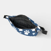 Patroon van poten, reuzenpoten, witte poten, blauw heuptasje (Open)