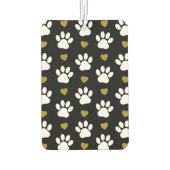 Patroon van poten, reuzenpoten, witte poten, goudh luchtverfrisser (Achterkant)