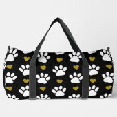 Patroon van poten, reuzenpoten, witte poten, goudh plunjezak (Voorkant)