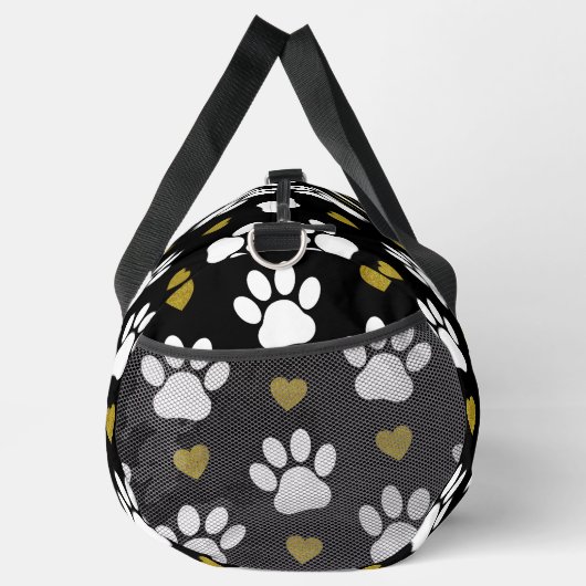 Patroon van poten, reuzenpoten, witte poten, goudh plunjezak (Rechts)