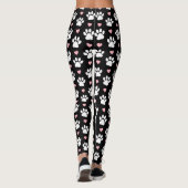 Patroon van poten, reuzenpoten, witte poten, roze leggings (Achterkant)