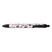 Patroon van poten, reuzenpoten, zwarte poten, rode inkt pen (Achterkant)