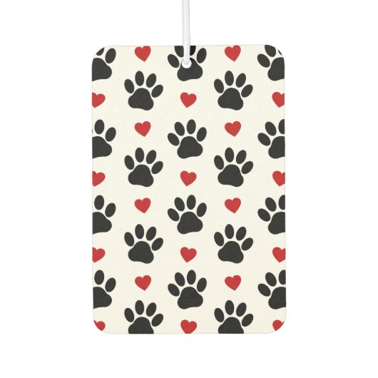 Patroon van poten, reuzenpoten, zwarte poten, rode luchtverfrisser (Voorkant)