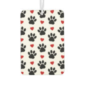 Patroon van poten, reuzenpoten, zwarte poten, rode luchtverfrisser (Achterkant)