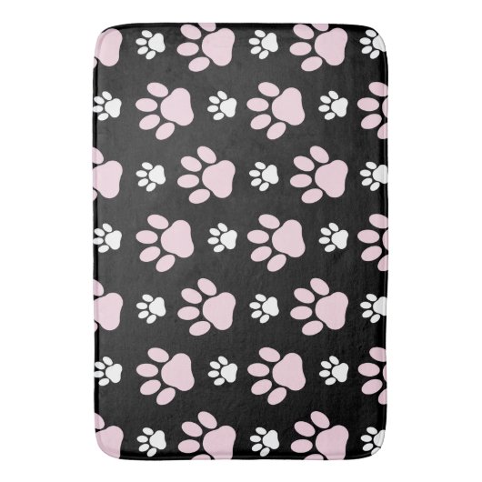 Patroon van poten, roze poten, reuzenpoten, dieren badmat (Voorkant Verticaal)