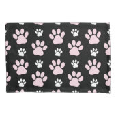 Patroon van poten, roze poten, reuzenpoten, dieren kussensloop (Voorkant)