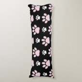 Patroon van poten, roze poten, reuzenpoten, dieren lichaamskussen (Voorkant Verticaal)