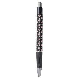 Patroon van poten, roze poten, reuzenpoten, dieren pen