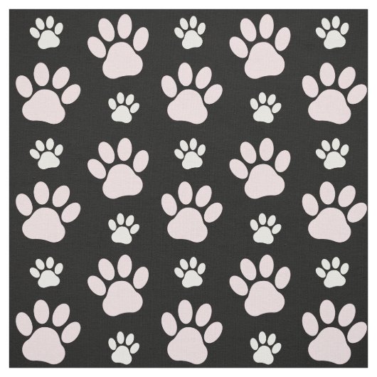 Patroon van poten, roze poten, reuzenpoten, dieren stof (Swatch)