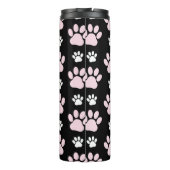 Patroon van poten, roze poten, reuzenpoten, dieren thermosbeker (Achterkant)