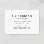 Patroon van poten, tandbaars, tandproever, tandpro visitekaartje (Achterkant)