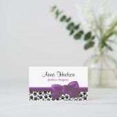 Patroon van poten, tandbaars, tandproever, tandpro visitekaartje (Staand voorkant)