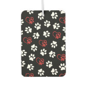 Patroon van poten, witte poten, rode poten, harten luchtverfrisser (Voorkant)