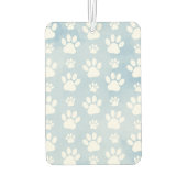 Patroon van poten, witte poten, Waterverven, blauw Luchtverfrisser (Achterkant)