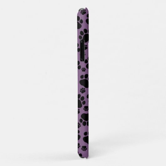 Patroon van poten, zwarte poten, reuzenpoten, dier Case-Mate iPhone case (Achterkant/rechts)