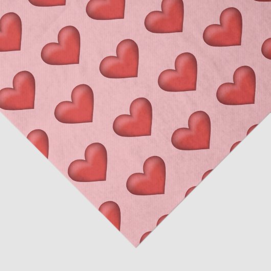 patroon van roodharten tissuepapier (Detail)
