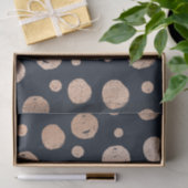 patroon van roos goud en zwarte stippen tissuepapier (Geschenk)